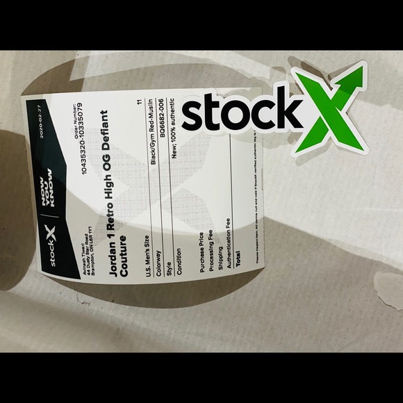 Air Jordan 1 OG Defiant Couture Size Us11 - Picture 8 of 8